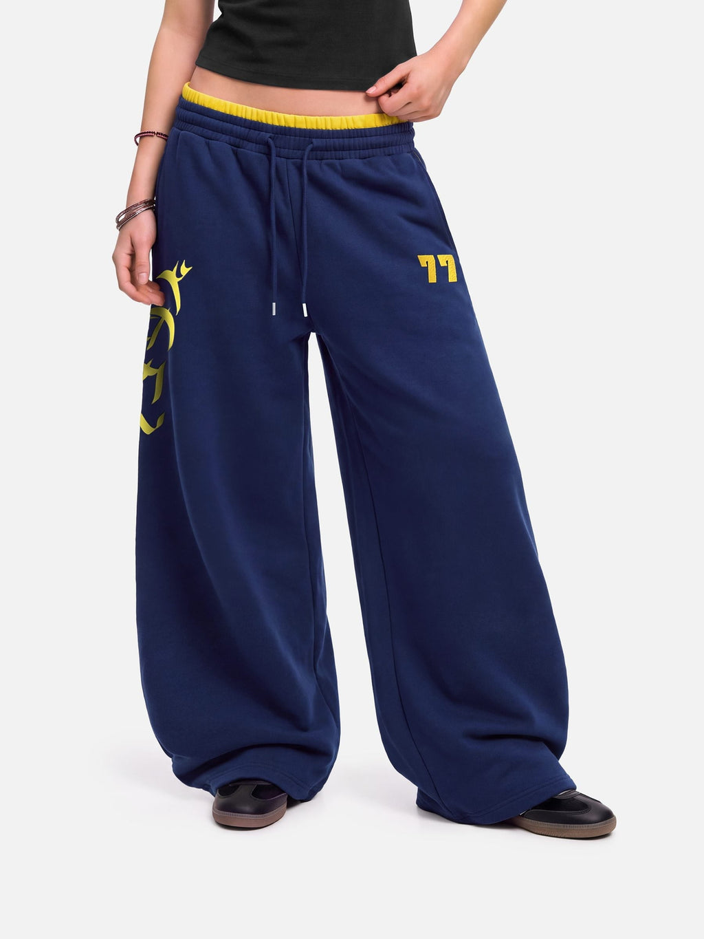 Aelfric Eden Stripe Graphic Baggy Barrel Sweatpants