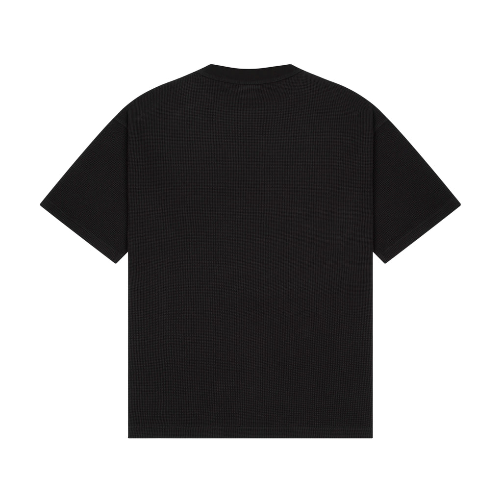 "spiderweb v2" waffle T Shirt black