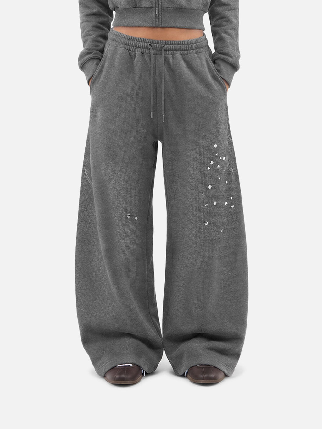 Aelfric Eden Studded Baggy Barrel Sweatpants