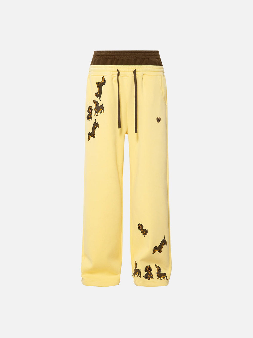 Aelfric Eden Dachshund Double Waist Baggy Sweatpants