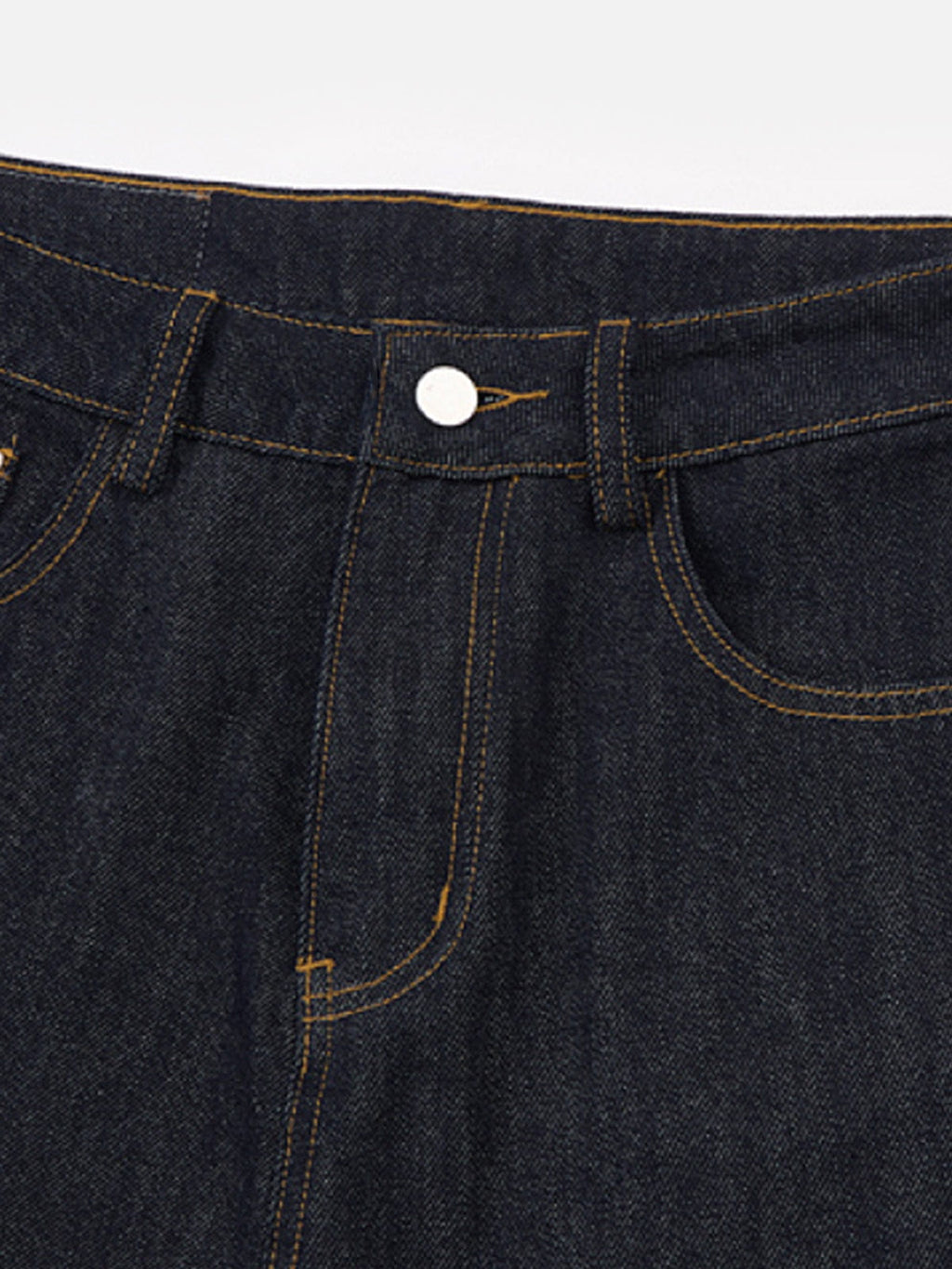 Aelfric Eden Contrast Turn-Up Baggy Jeans