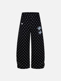 Aelfric Eden Star Print Baggy Barrel Sweatpants