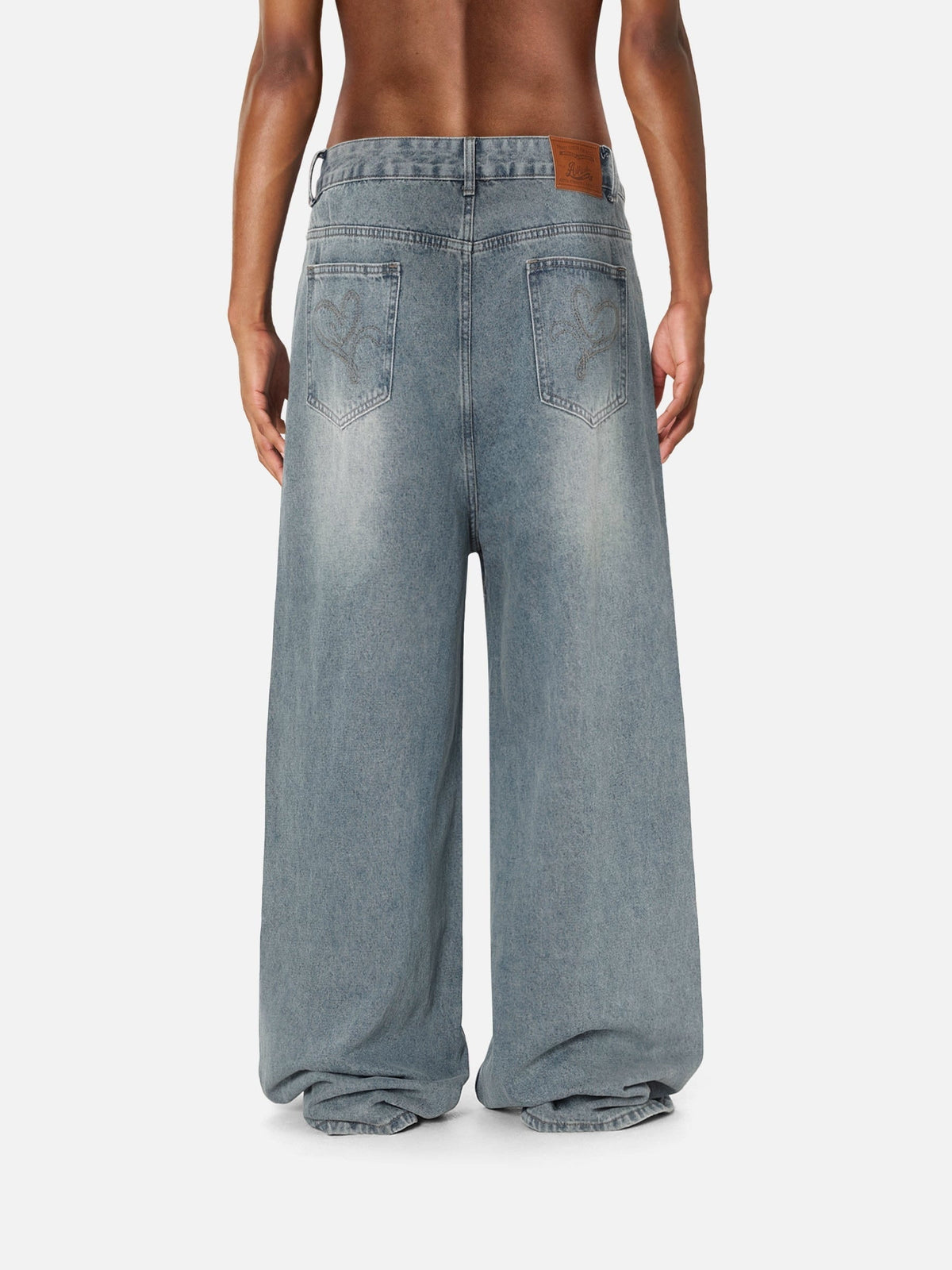 Aelfric Eden Baggy Fringe Jeans